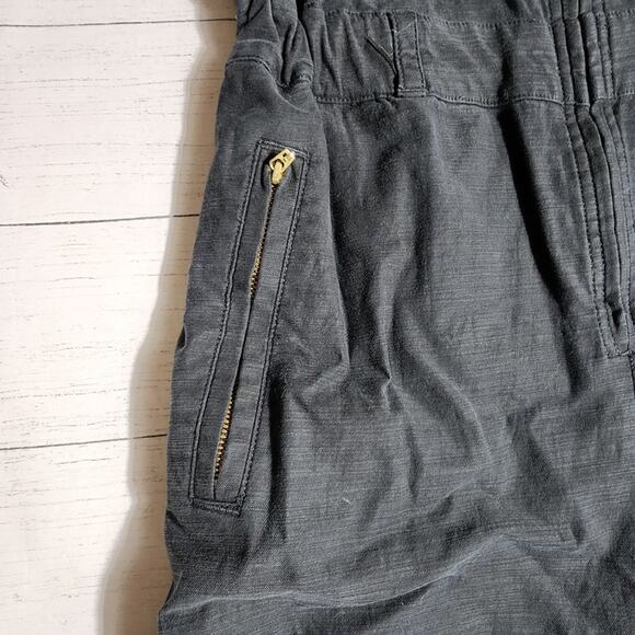 Anthropologie Halsey Utility Jumpsuit Boiler Suit Black Lyocell Size XS - Picture 13 of 15